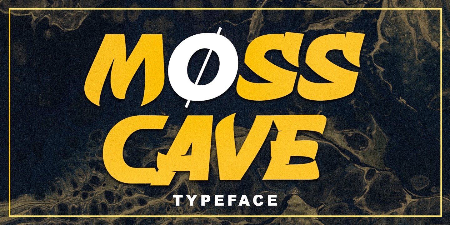 Example font Mosscave #1